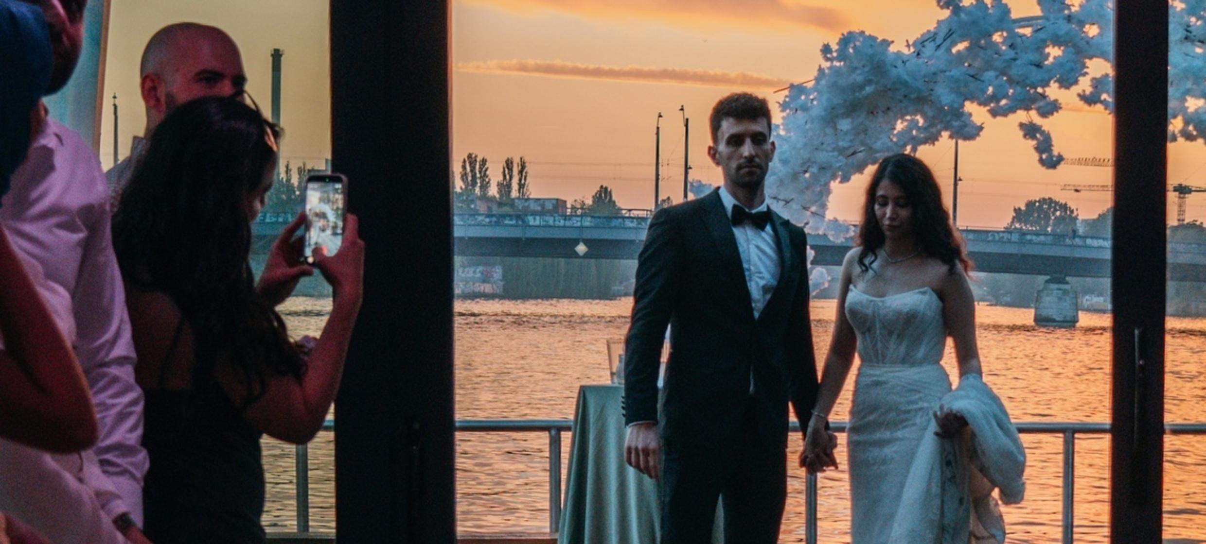 Stilvolle Hochzeitsfeier auf dem Wasser in Berlin 4
